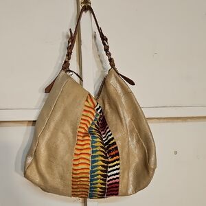 Multicolor Patterned Women's Bag